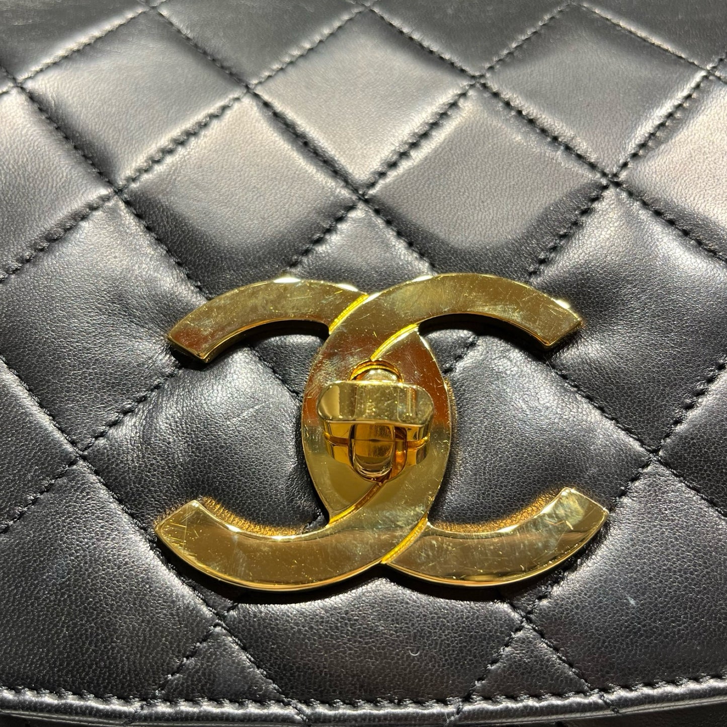 Used CHANEL Backpack Black