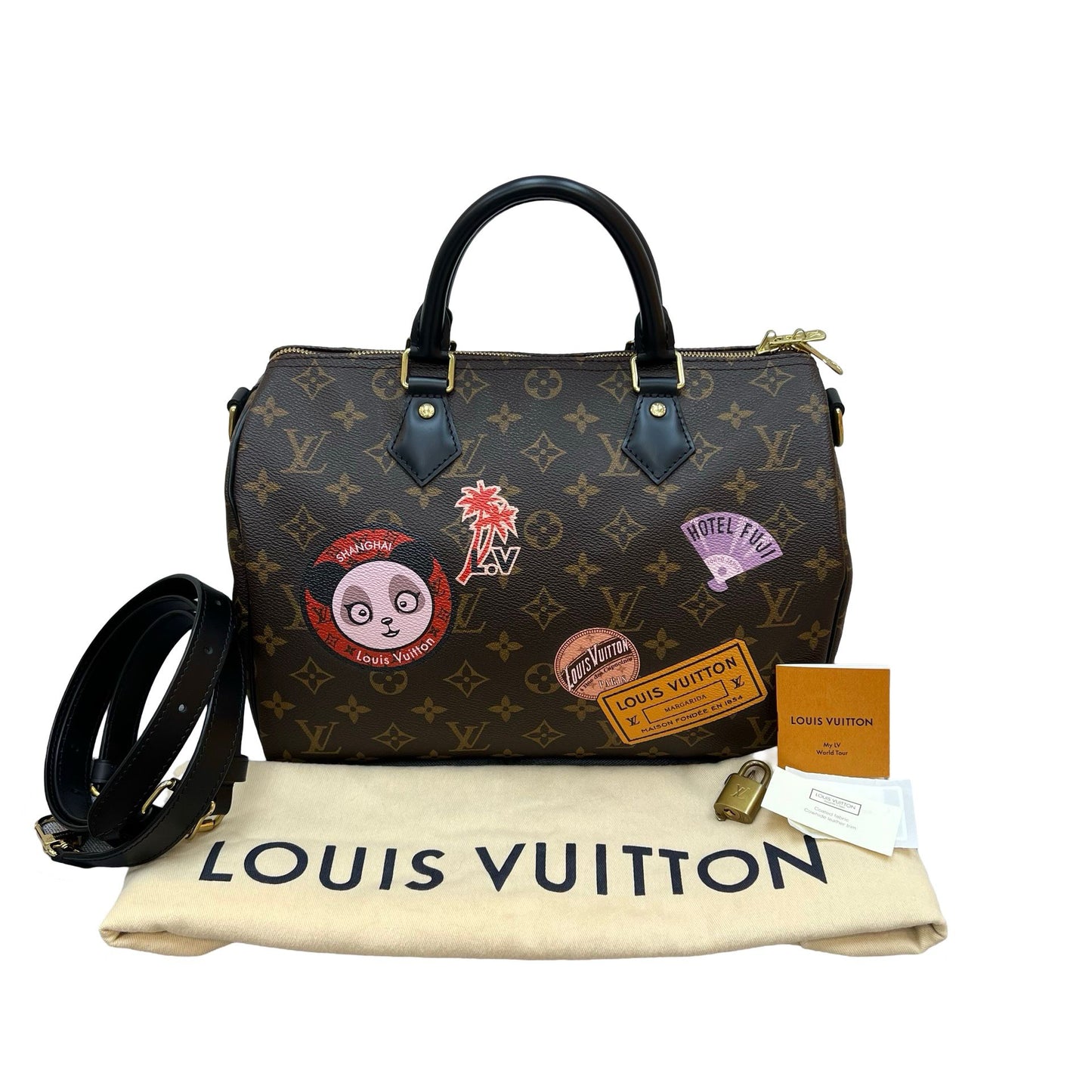 LOUIS VUITTON SPEEDY 30 MY WORLD TOUR