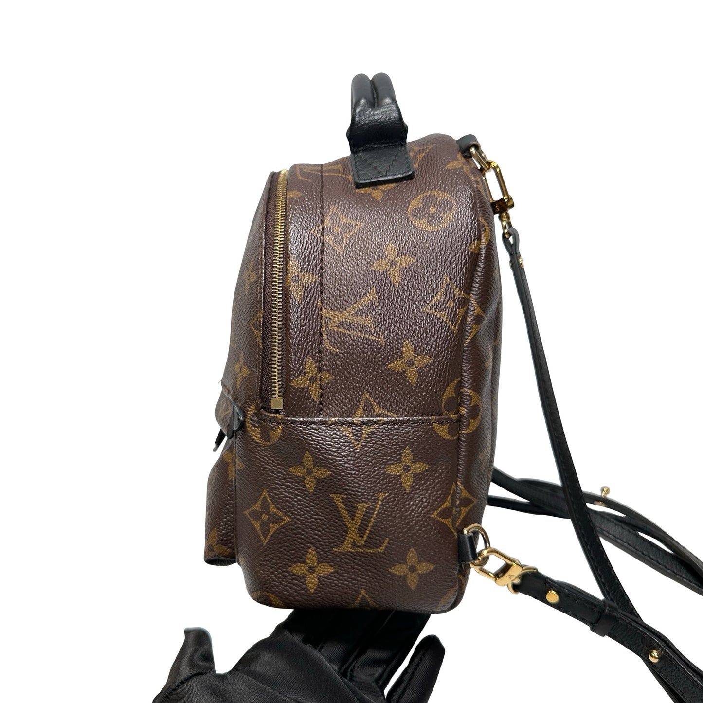Used LOUIS VUITTON Monogram Backpack Brown Black GHW