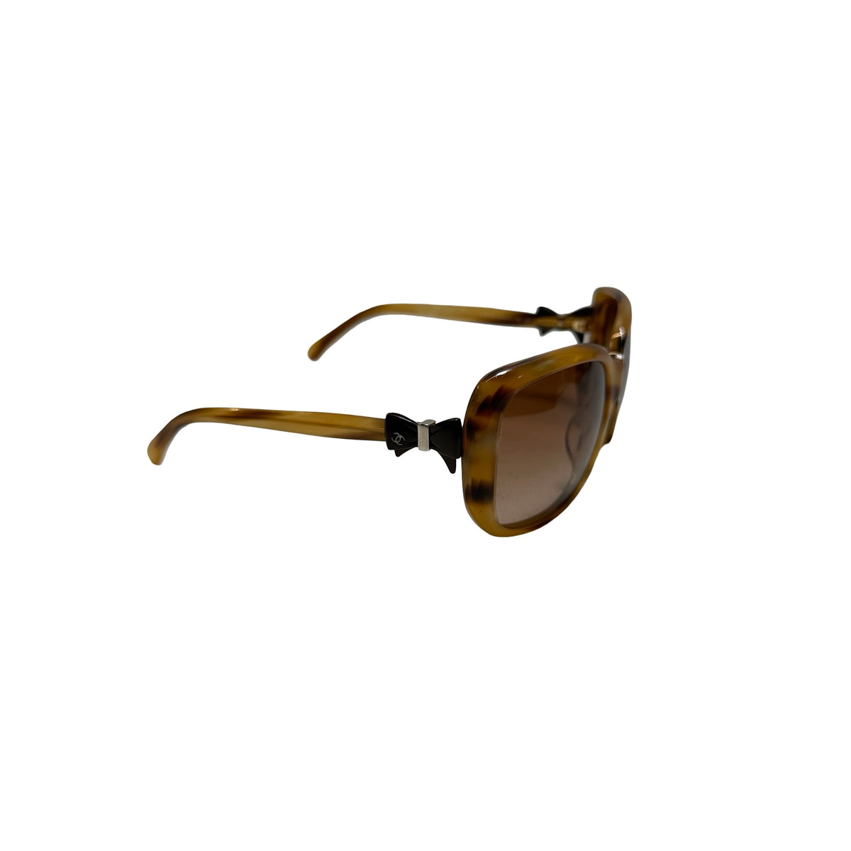 Used CHANEL Tortoise shell Sunglasses SUNGLASSESS Brown