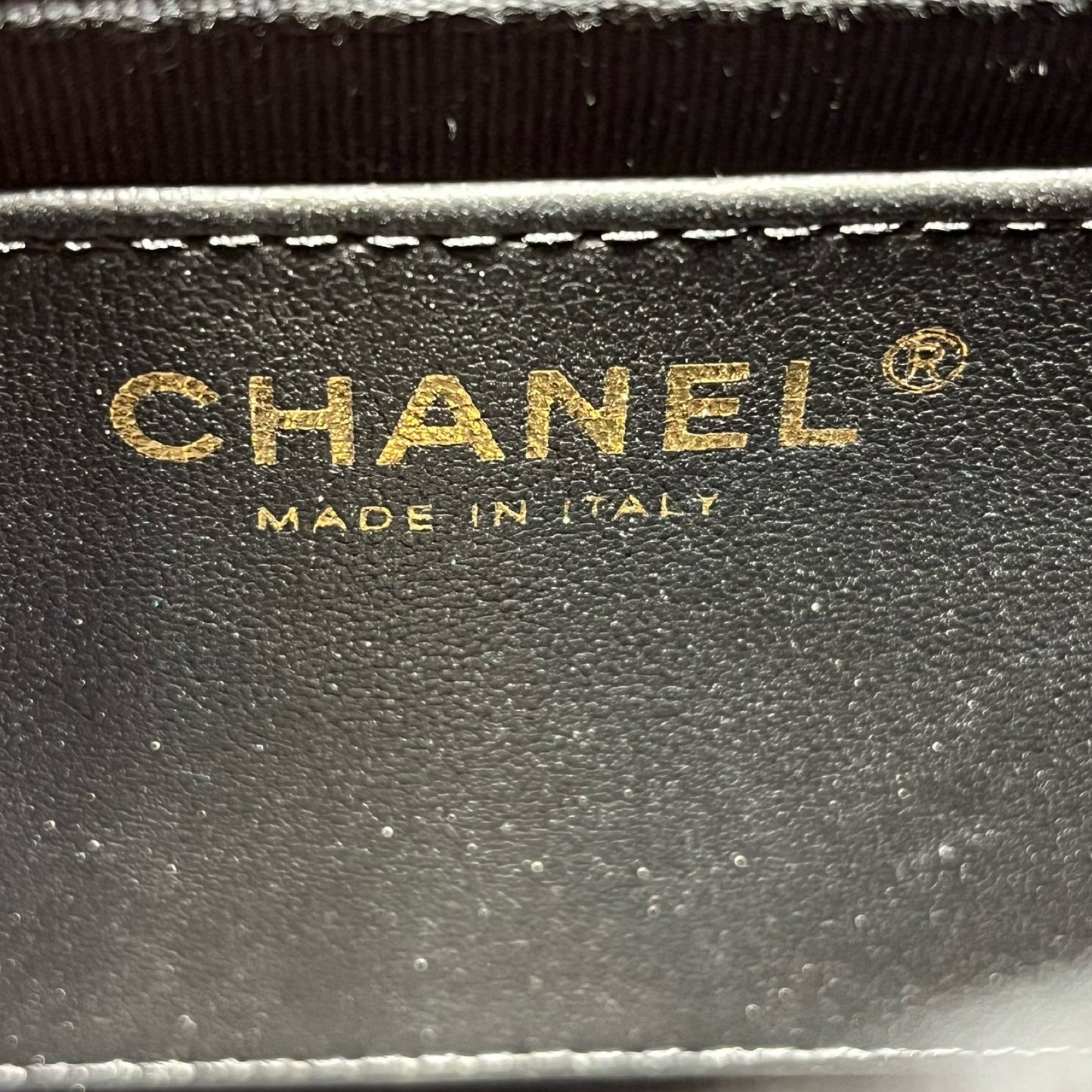 Unused CHANEL Classic Flap Shoulder Bag Black GHW