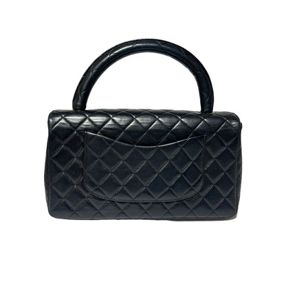 Matelasse Quilted Lambskin Kelly Flag bag Hand bag [101273]