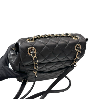 Used CHANEL Lambskin Leather Backpack