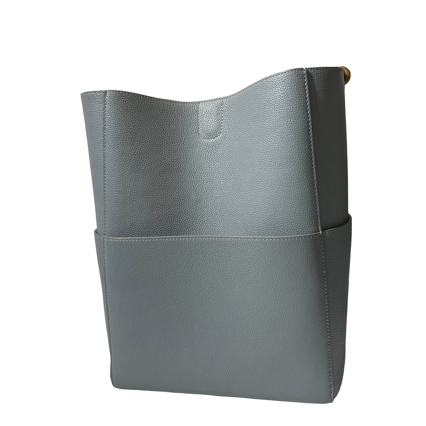 Used CÉLINE Shoulder Grey GHW Shoulder Bag