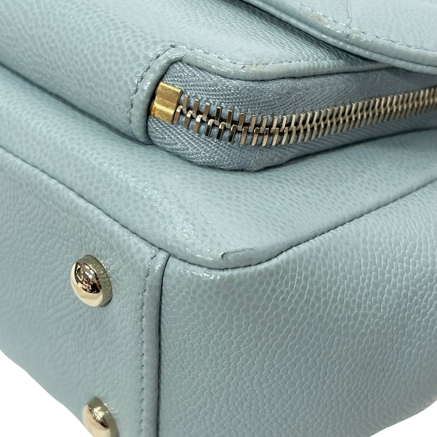 CHANEL AFFINITY BLUE GHW CAVIAR CHAIN SHOULDER BAG [3001753]