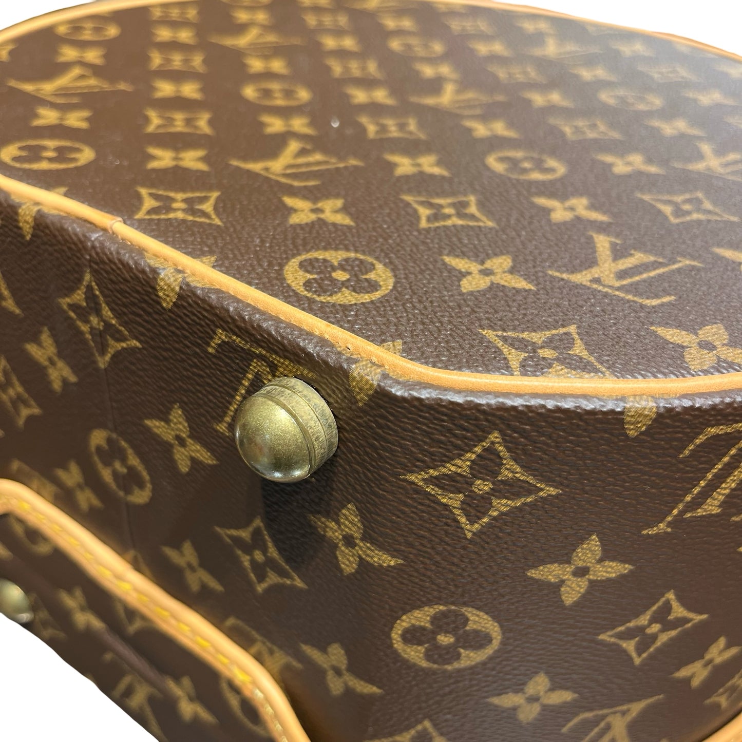 Used LOUIS VUITTON Monogram Canvas Boite Chapeau 30 Trunk Brown