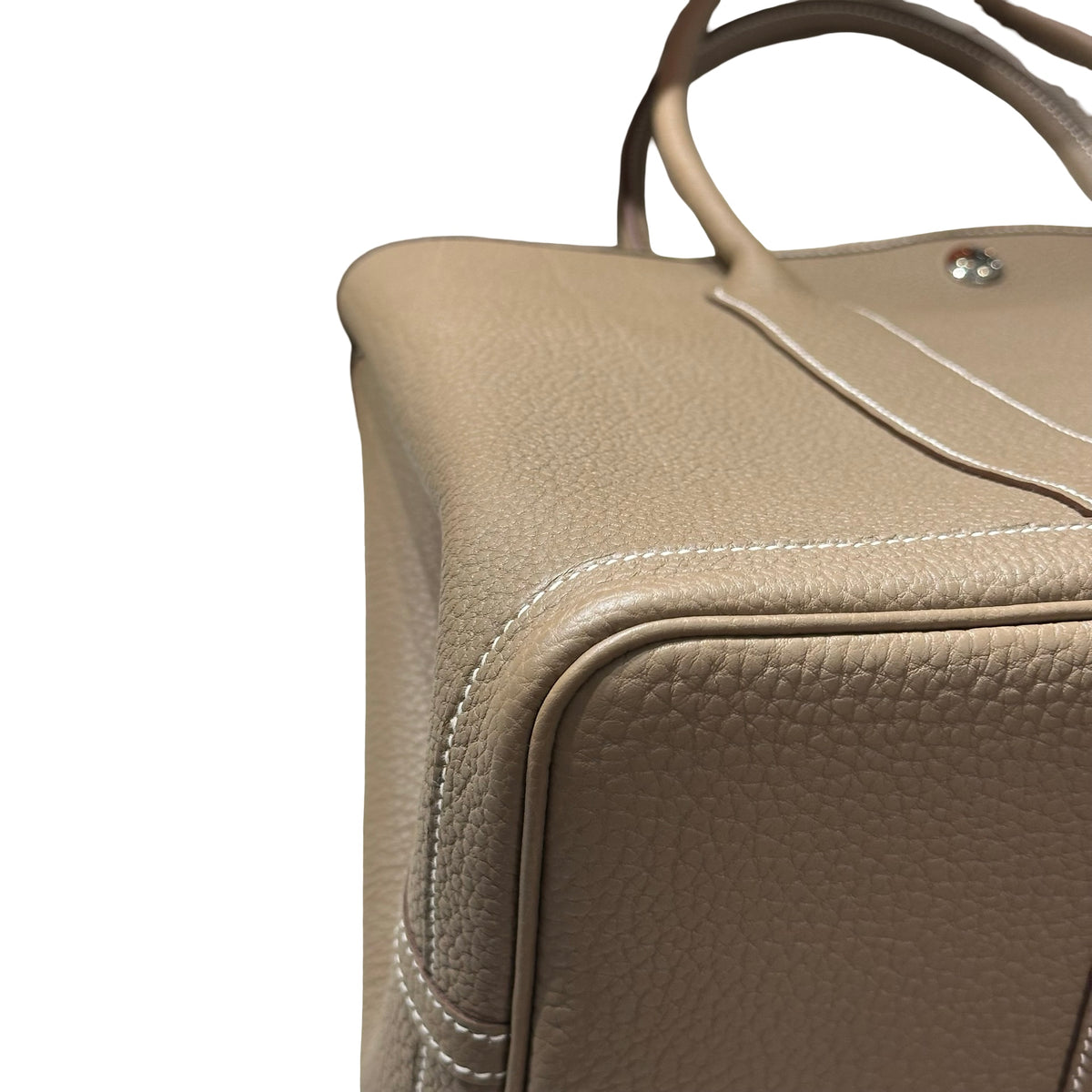 Used HERMES TC Garden Party 36 Tote Bag Etoupe GHW