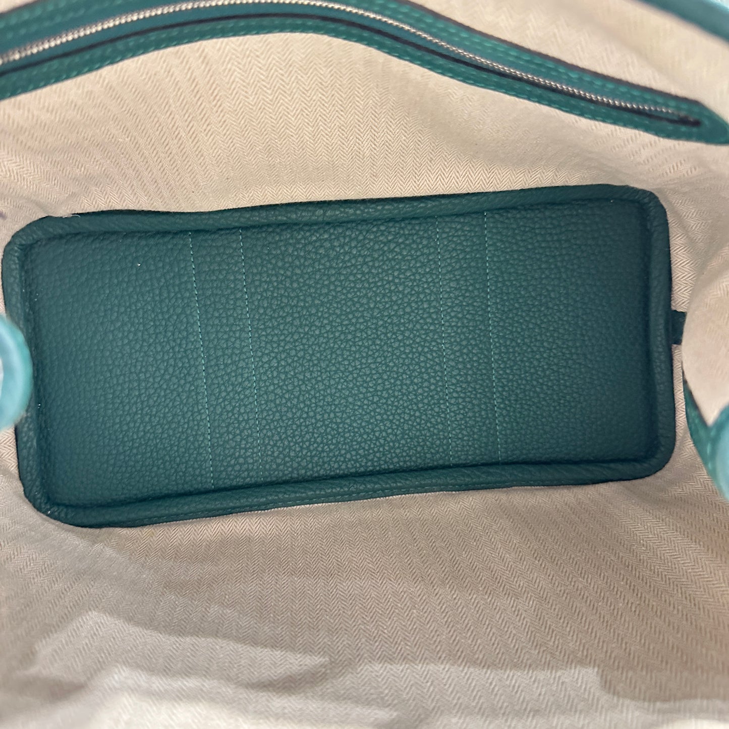Used HERMÈS TC GP 30 Handbag PHW Green