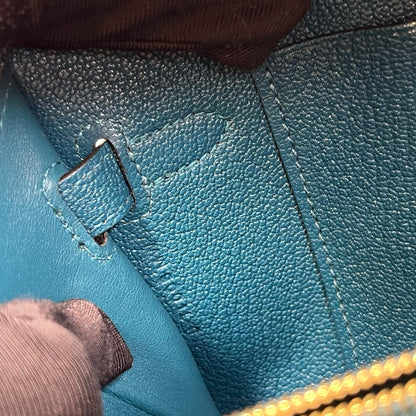 Used HERMES KELLY TO GO Crossbody Bag Green GHW