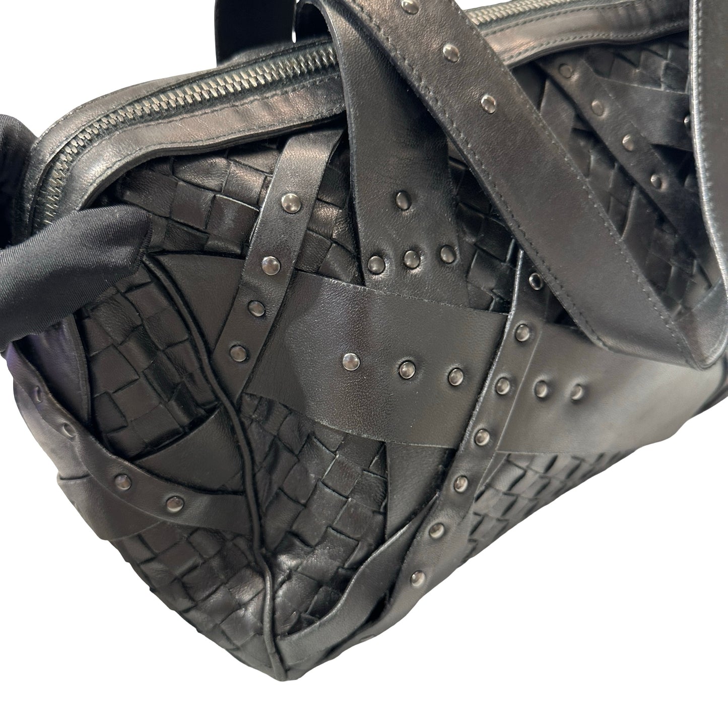 Used Bottega Veneta Shoulder Bag Black