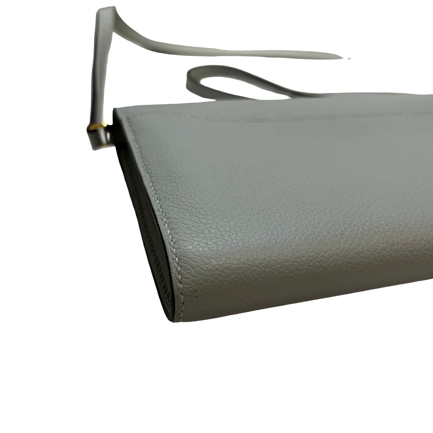 Used HERMÈS Calfskin Leather Constance to go Shoulder Bag Blue