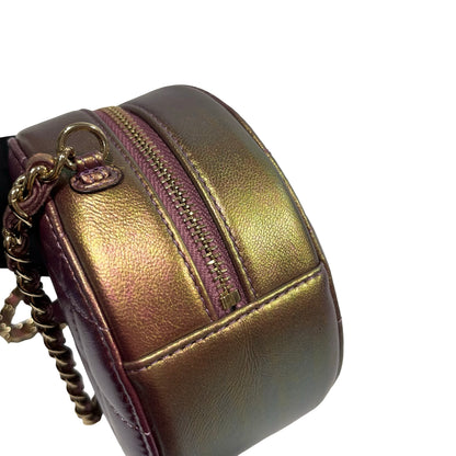 Used CHANEL Lambskin Leather Cross Body Bag PHW