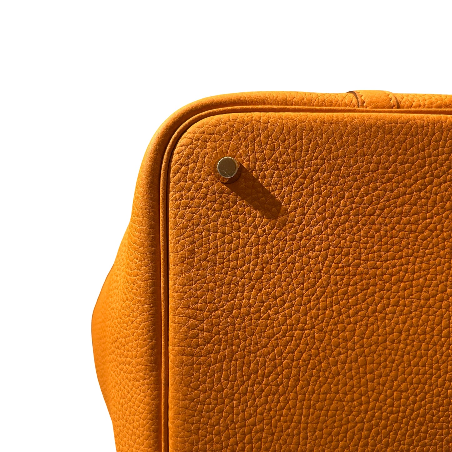 New HERMÈS Picotin 22 Bucket Bag Orange (93) GHW