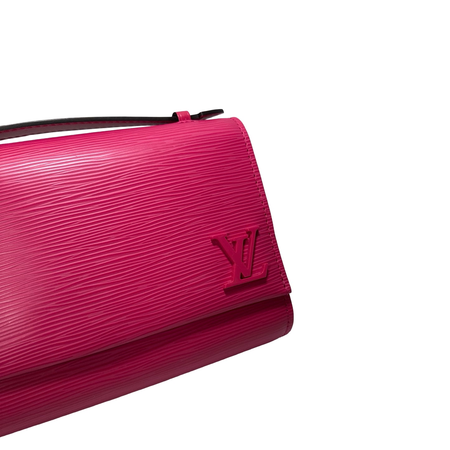 Used LOUIS VUITTON Leather Epi Clery Bag Pouch Pink PHW