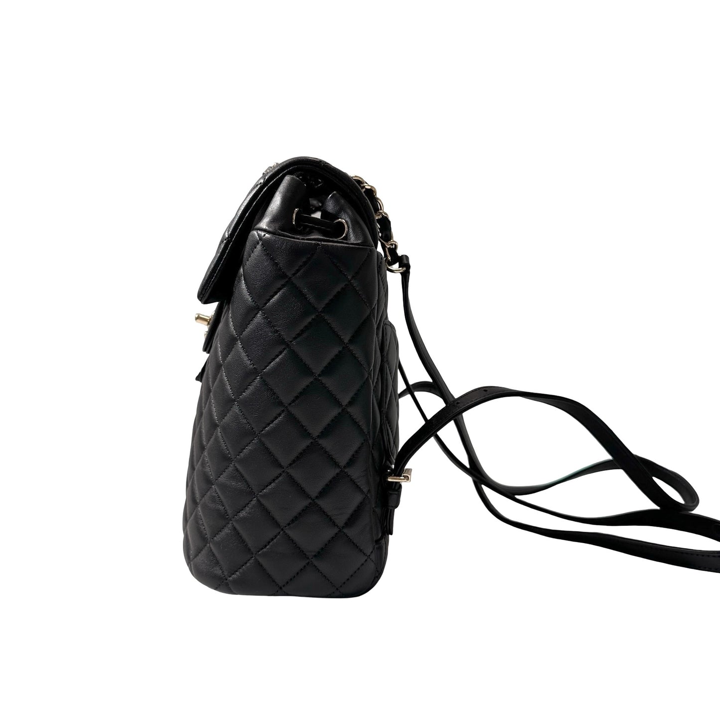 Used CHANEL Lambskin Leather Backpack