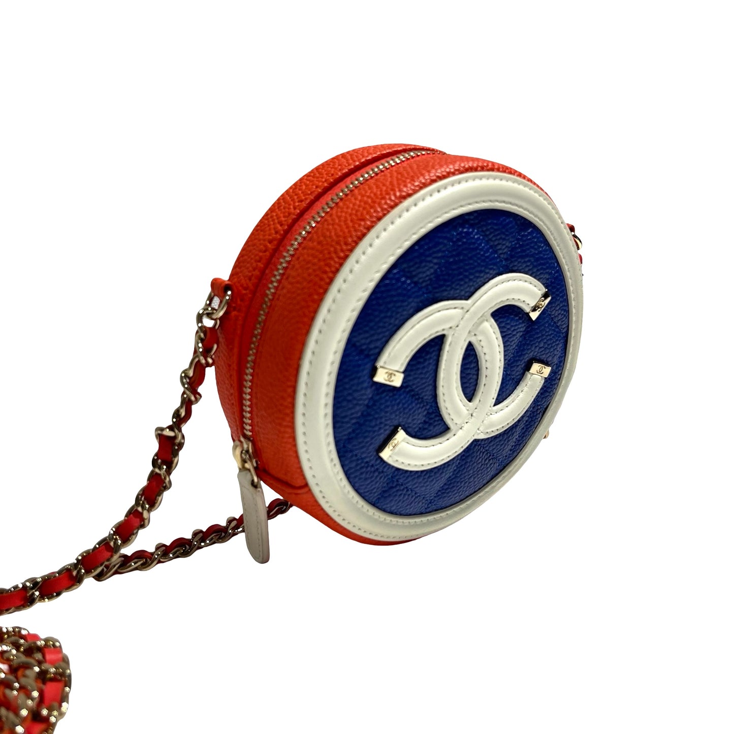 CHANEL ROUND FILIGREE CHAIN SHOUDLER BAG[3001184]