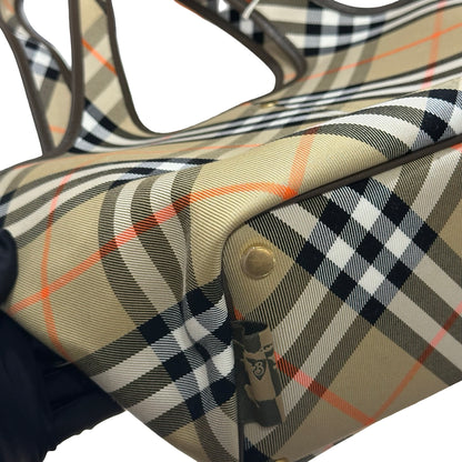 Used BURBERRY Tote Bag Beige GHW