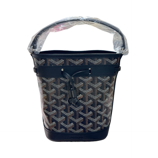 New GOYARD Mini Bucket Bag Black PHW