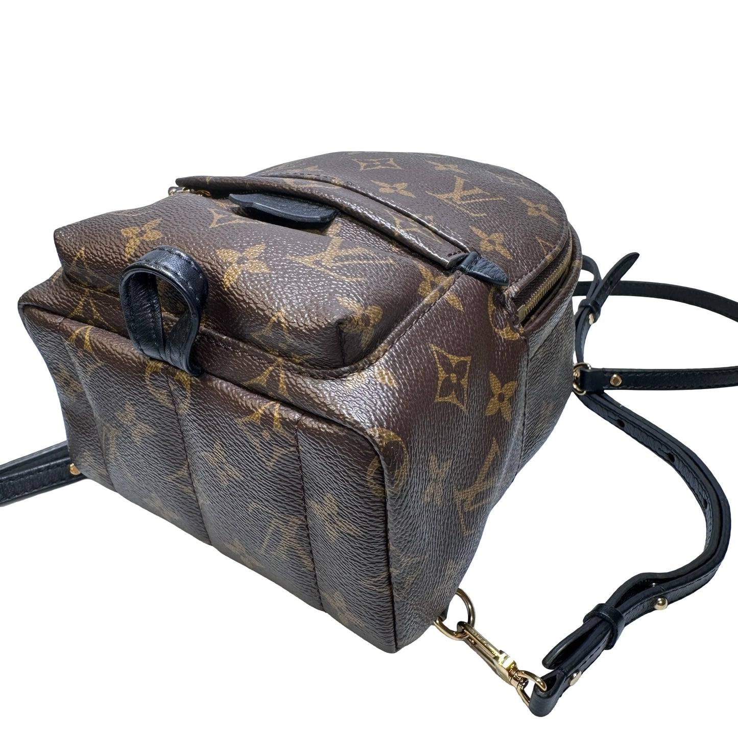 Used LOUIS VUITTON Monogram Backpack Brown Black GHW