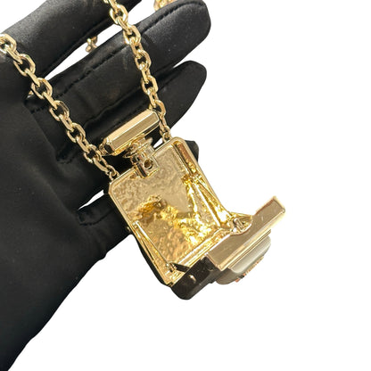 Used Chanel Yellow Gold Necklace Gold