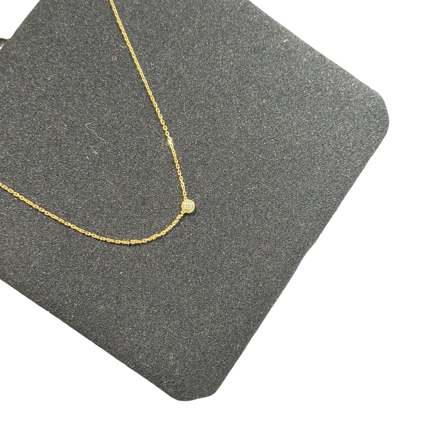 Used CARTIER AU750 Gold Necklace with Diamond Jewellery Jewellery Yellow Gold