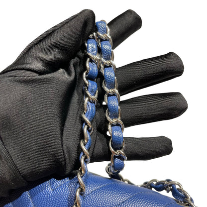 CHANEL CF25 V LINE CAVIAR BLUE [3000543]