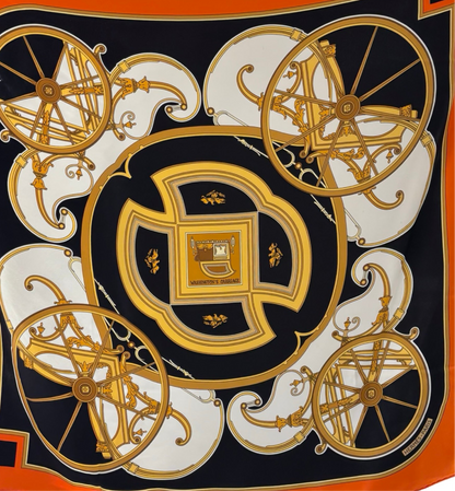 HERMES SILK SCARF  ［3000072］