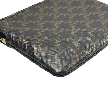 Used CELINE Card case Brown GHW