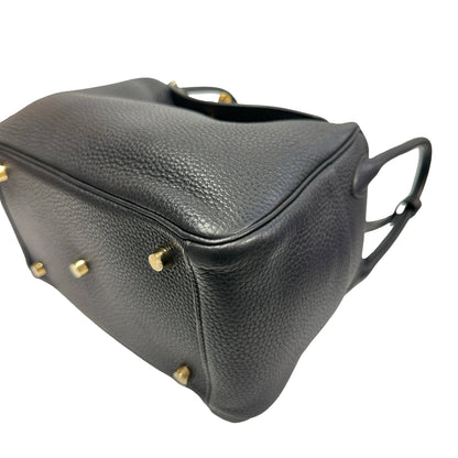 Used Hermès TC Shoulder Bag Black GHW