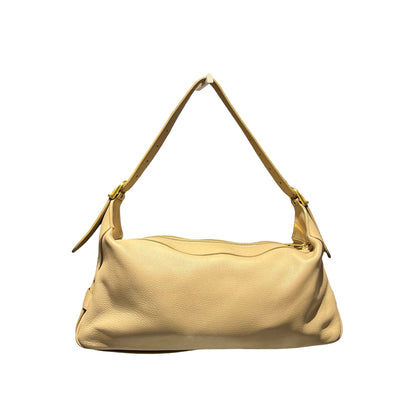 Used CÉLINE Romy Shoulder Bag Grey GHW