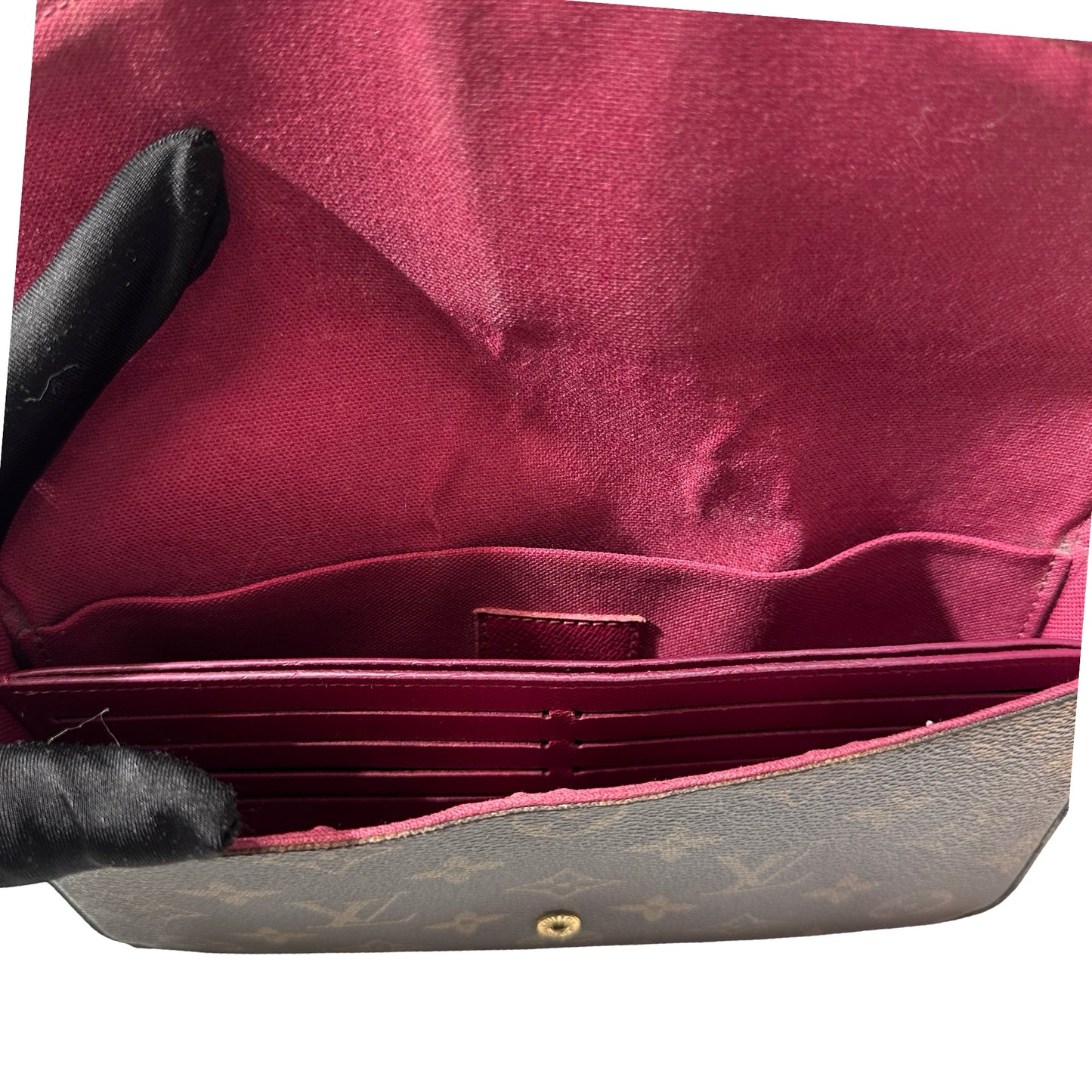 Used Louis Vuitton Monogram Eclipse coated canvas Pochette Felicle Shoulder Bag Monogram