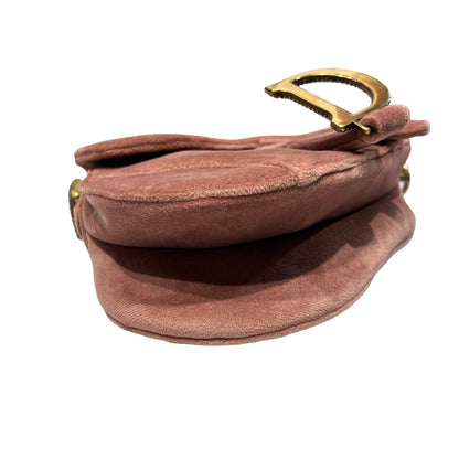 Used Christian Dior Mini Shoulder Pink Shoulder Bag Pink GHW