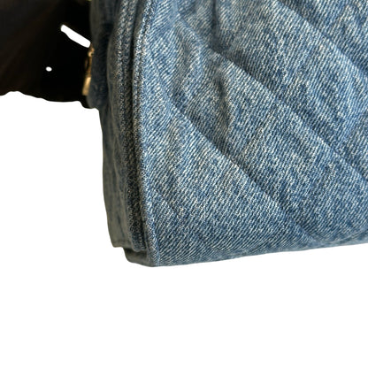 Brand New CHANEL Denim Denim Bag Handbag Blue
