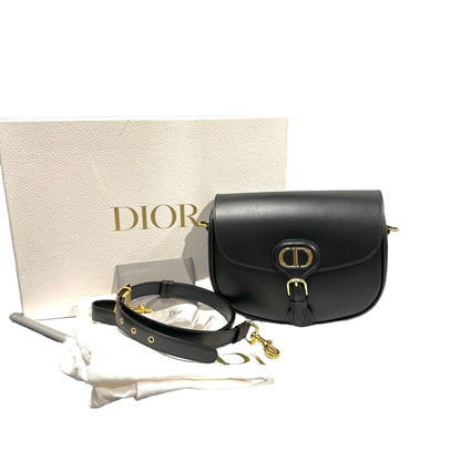 Used DIOR Bobby Cross Body Bag Black GHW