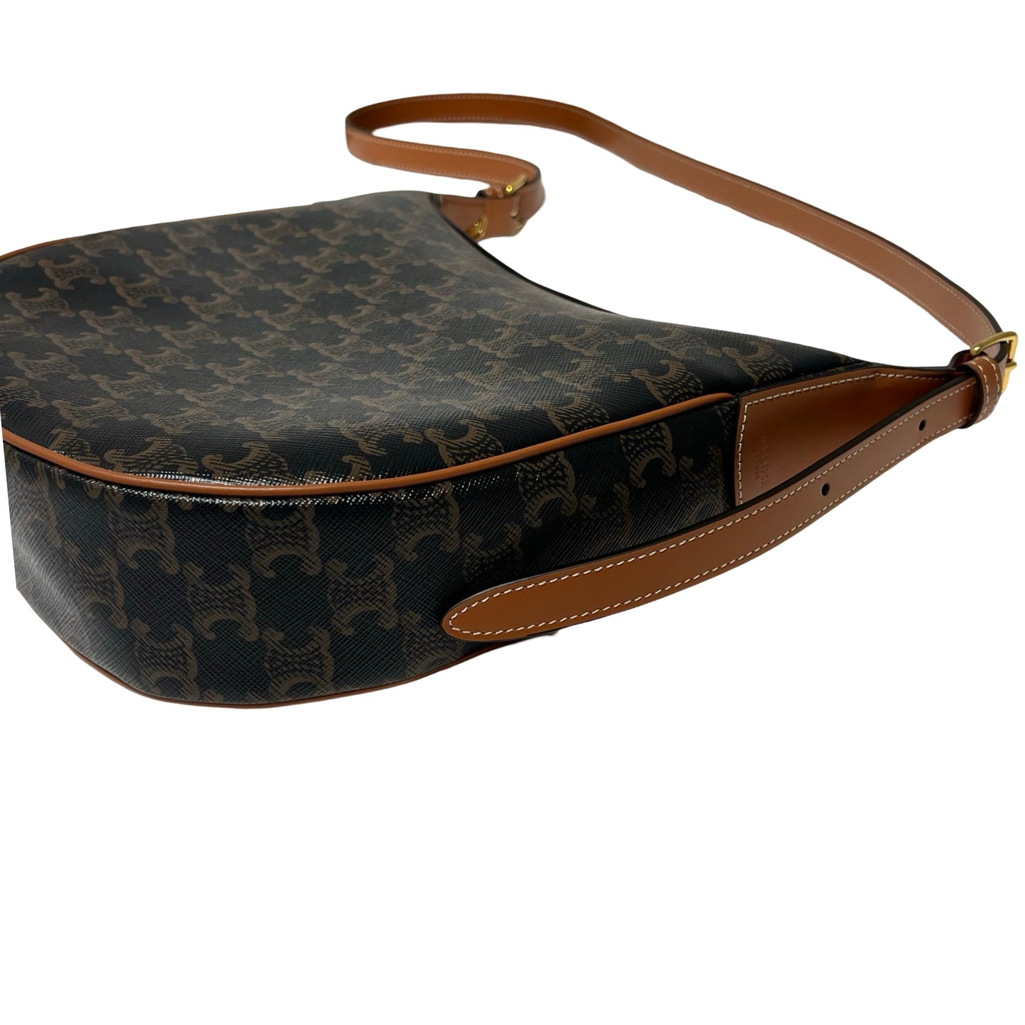 Monogram Coated Canvas HELOISE BAG CUIR TROMPHE Shoulder bag [101522]