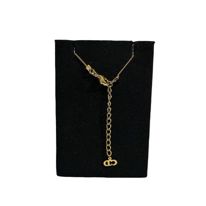 DIOR CD Necklace Gold