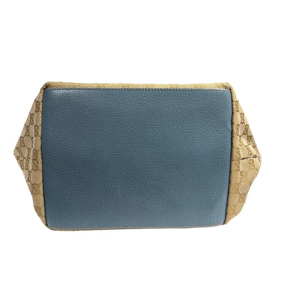 GUCCI BROWN CANVAS HAND BAG [3000652]