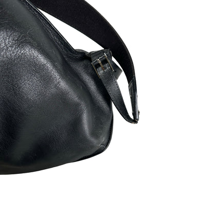 Used BALENCIAGA Leather Backpack Black