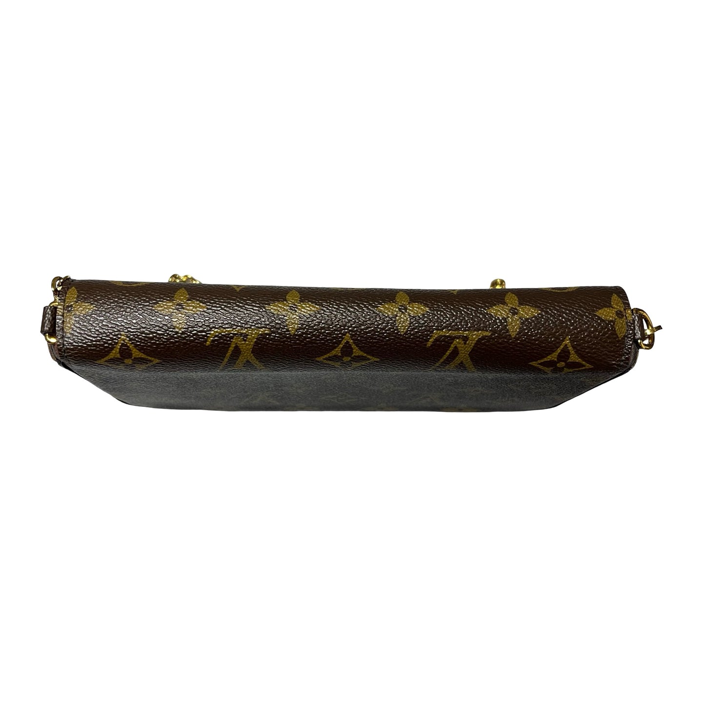 Used LOUIS VUITTON Félicie Pochette Clutch Bag Brown GHW