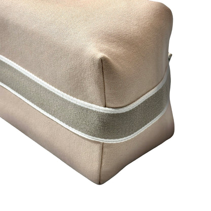 HERMES Canvas Bride-a-Brac GM Pouch Beige