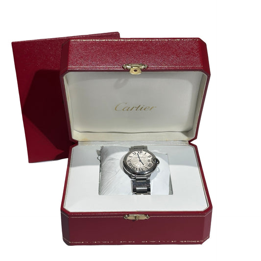 Used CARTIER Balloon Blue Watch Watch Silver