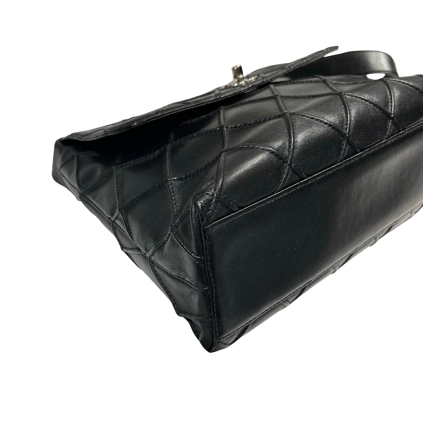 CHANEL QUILTED VINTAGE BLK SHOULDER BAG [3001101]