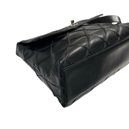CHANEL QUILTED VINTAGE BLK SHOULDER BAG [3001101]