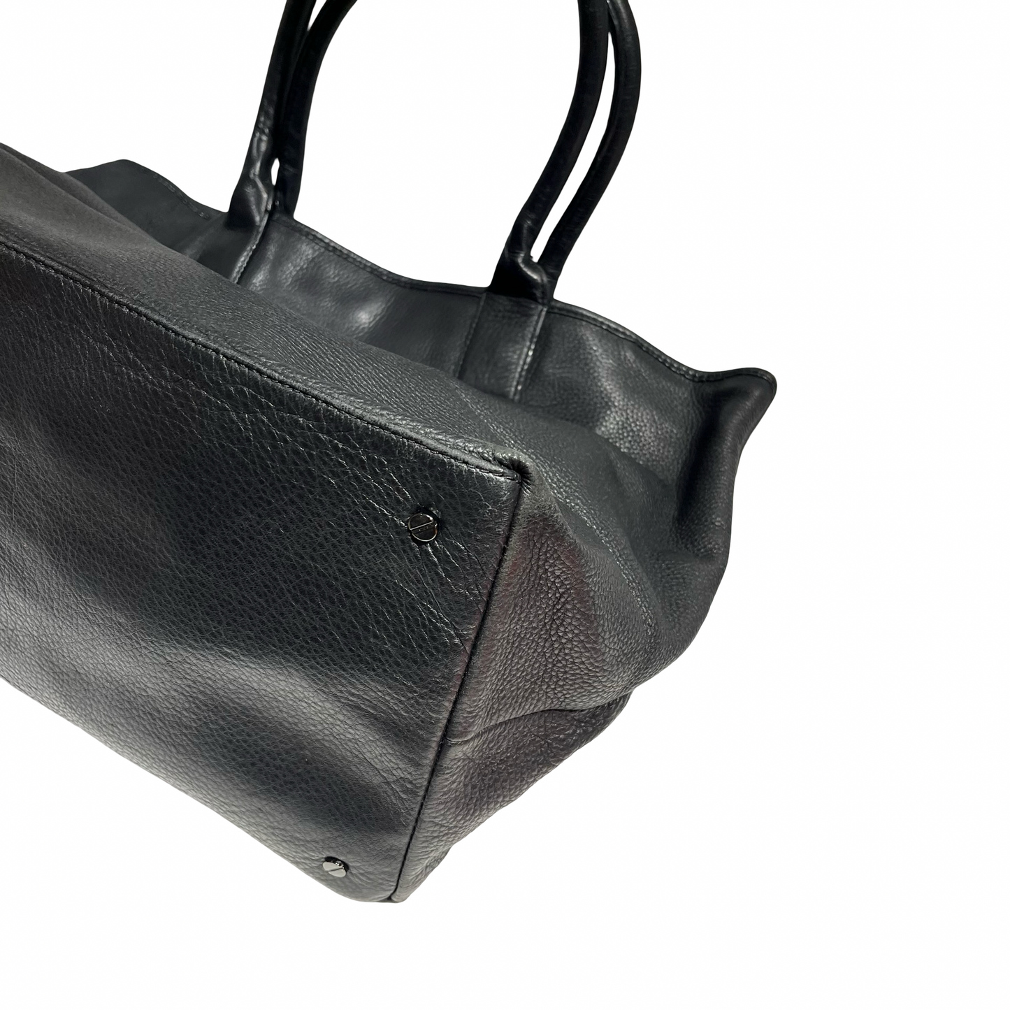 TORY BURCH BLACK LEATHER TOTE BAG [3000659]