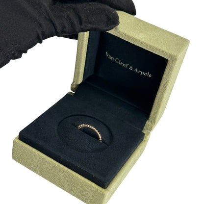 Used VAN CLEEF & ARPELS Pink Gold Perlée pearls of gold ring Ring Rose Gold