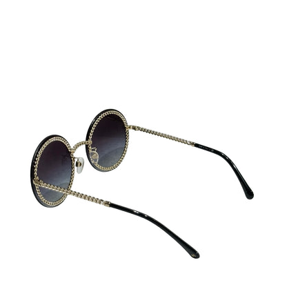 Unused CHANEL Chanel Classic Sunglasses SUNGLASSES Black