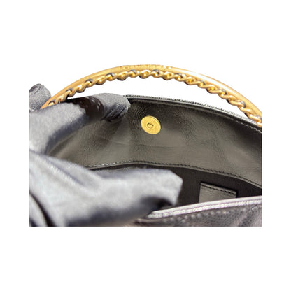 CHANEL 24A HOBO WITH HANDLE BLACK CAVIAR GHW [3000606]