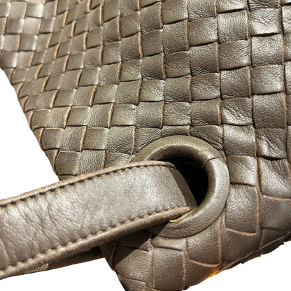Used Bottega Veneta Calfskin Leather Tote Bag Brown