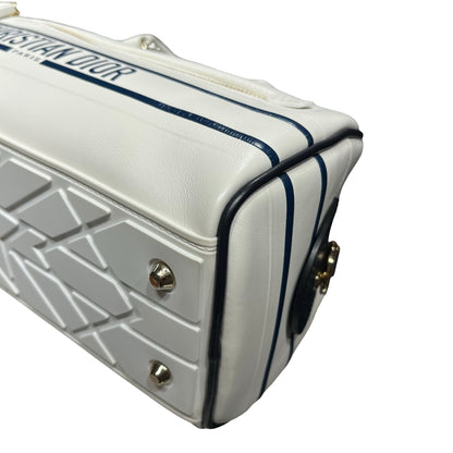 Used DIOR Vibe Small Bowling Bag Black White