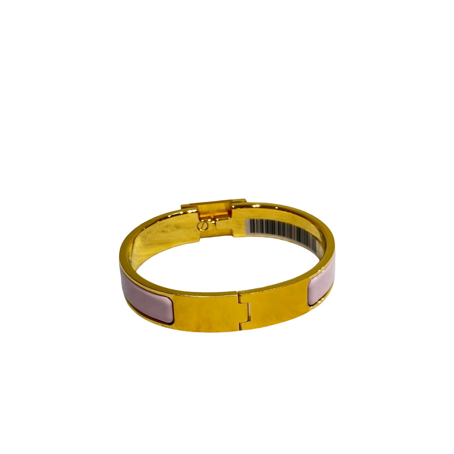 Unused HERMÈS H Bracelet BANGLE Pink